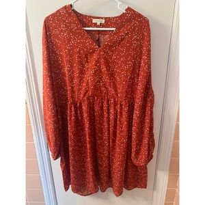 Cotton Bleu orange dress